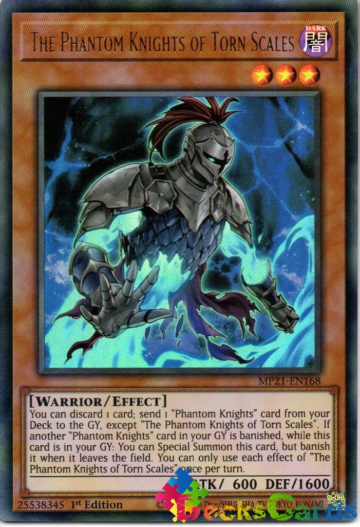 The Phantom Knights of Torn Scales - MP21-EN168 - Ultra Rare 1st Edition