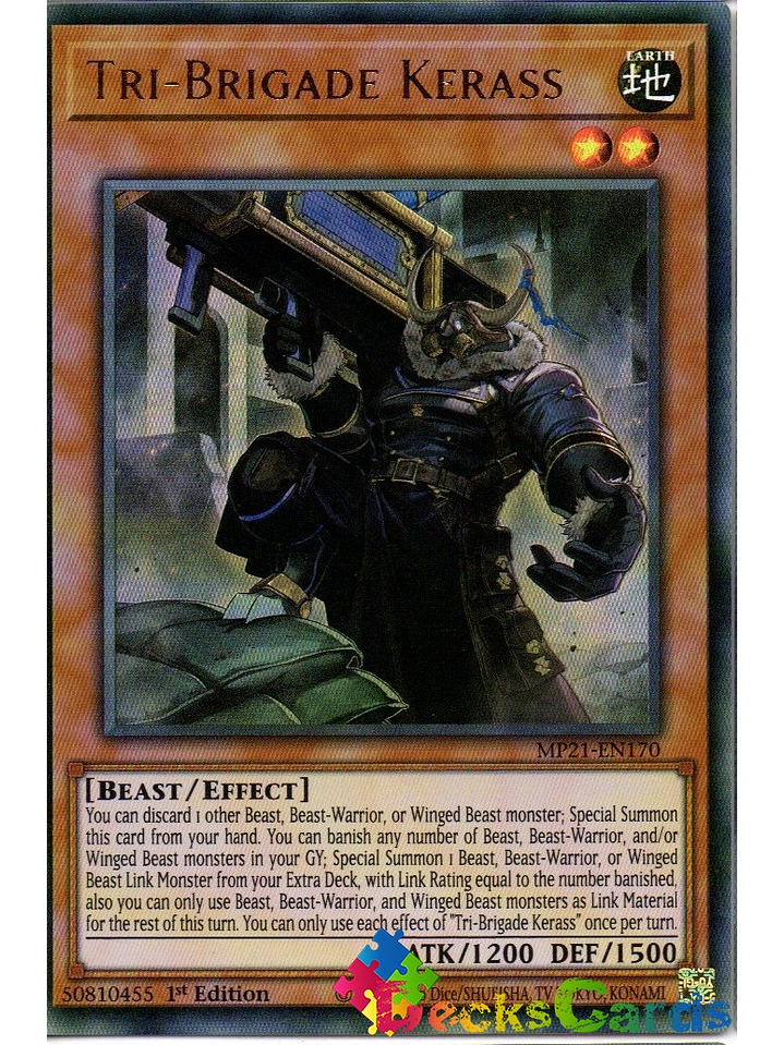 Tri-Brigade Kerass - MP21-EN170 - Ultra Rare 1st Edition 1