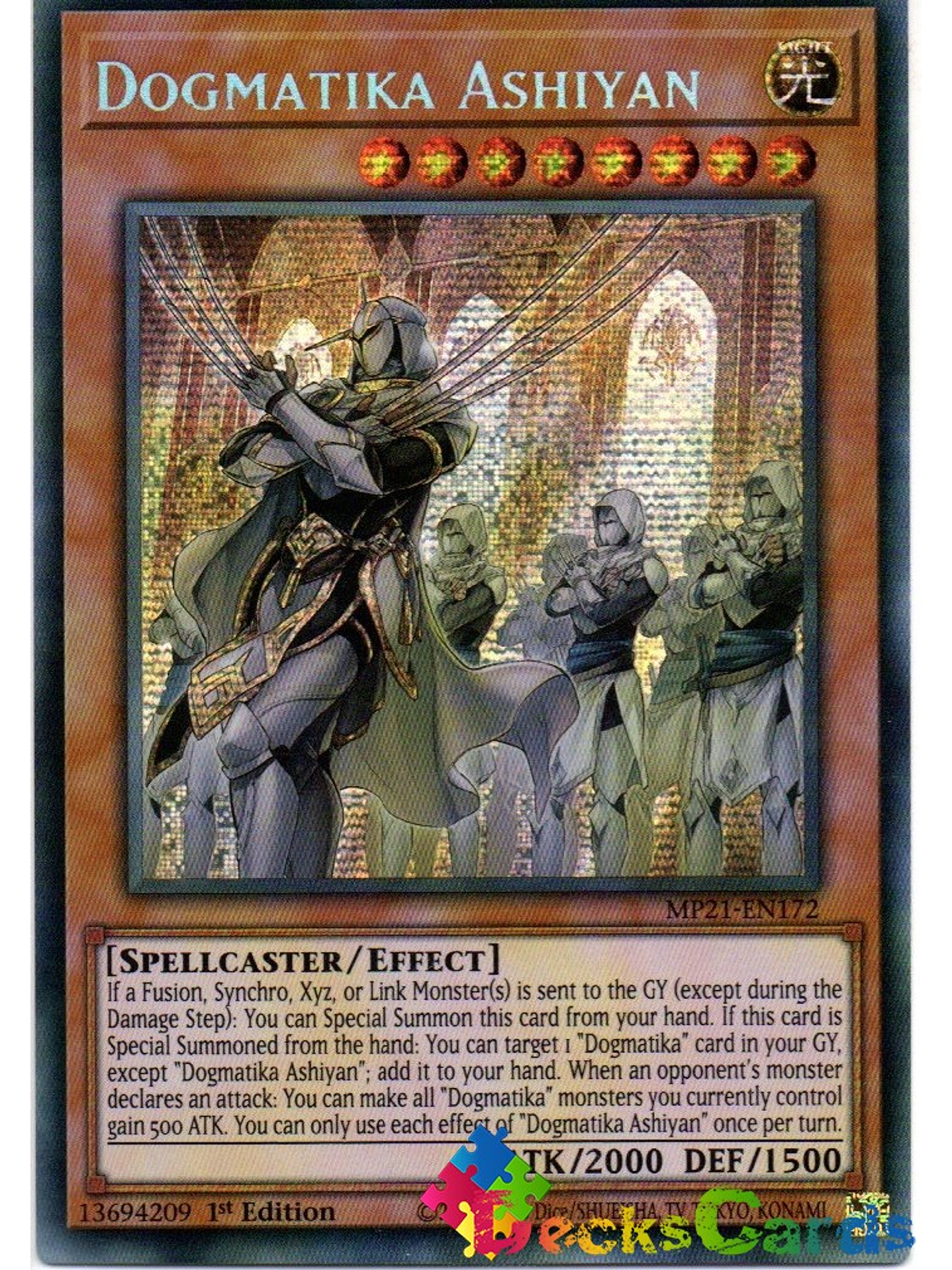 Dogmatika Ashiyan - MP21-EN172 - Prismatic Secret Rare 1st Edition 1