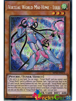 Virtual World Mai-Hime - Lulu - MP21-EN173 - Prismatic Secret Rare 1st Edition