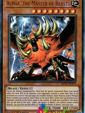 Alpha, the Master of Beasts - MP21-EN179 - Ultra Rare 1st Edition