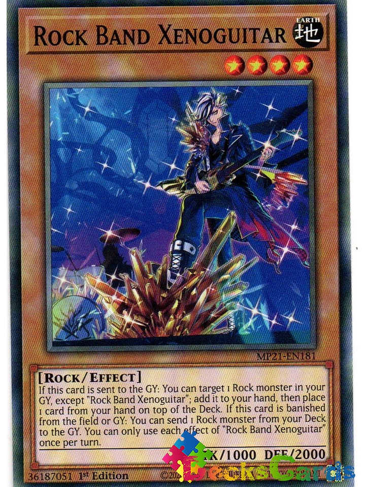 Rock Band Xenoguitar - MP21-EN181 - Common 1st Edition 1