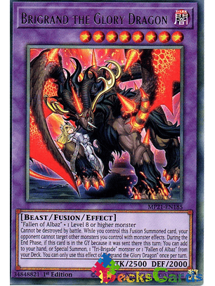 Brigrand the Glory Dragon - MP21-EN185 - Rare 1st Edition