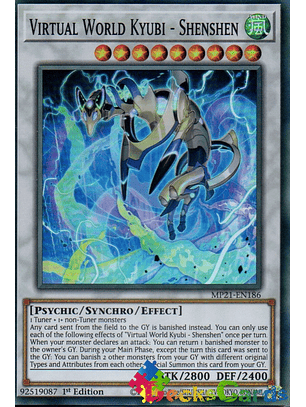 Virtual World Kyubi - Shenshen - MP21-EN186 - Super Rare 1st Edition