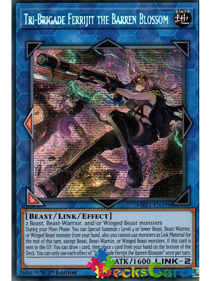 Tri-Brigade Ferrijit the Barren Blossom - MP21-EN196 - Prismatic Secret Rare 1