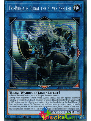 Tri-Brigade Rugal the Silver Sheller - MP21-EN197 - Super Rare 1st Edition
