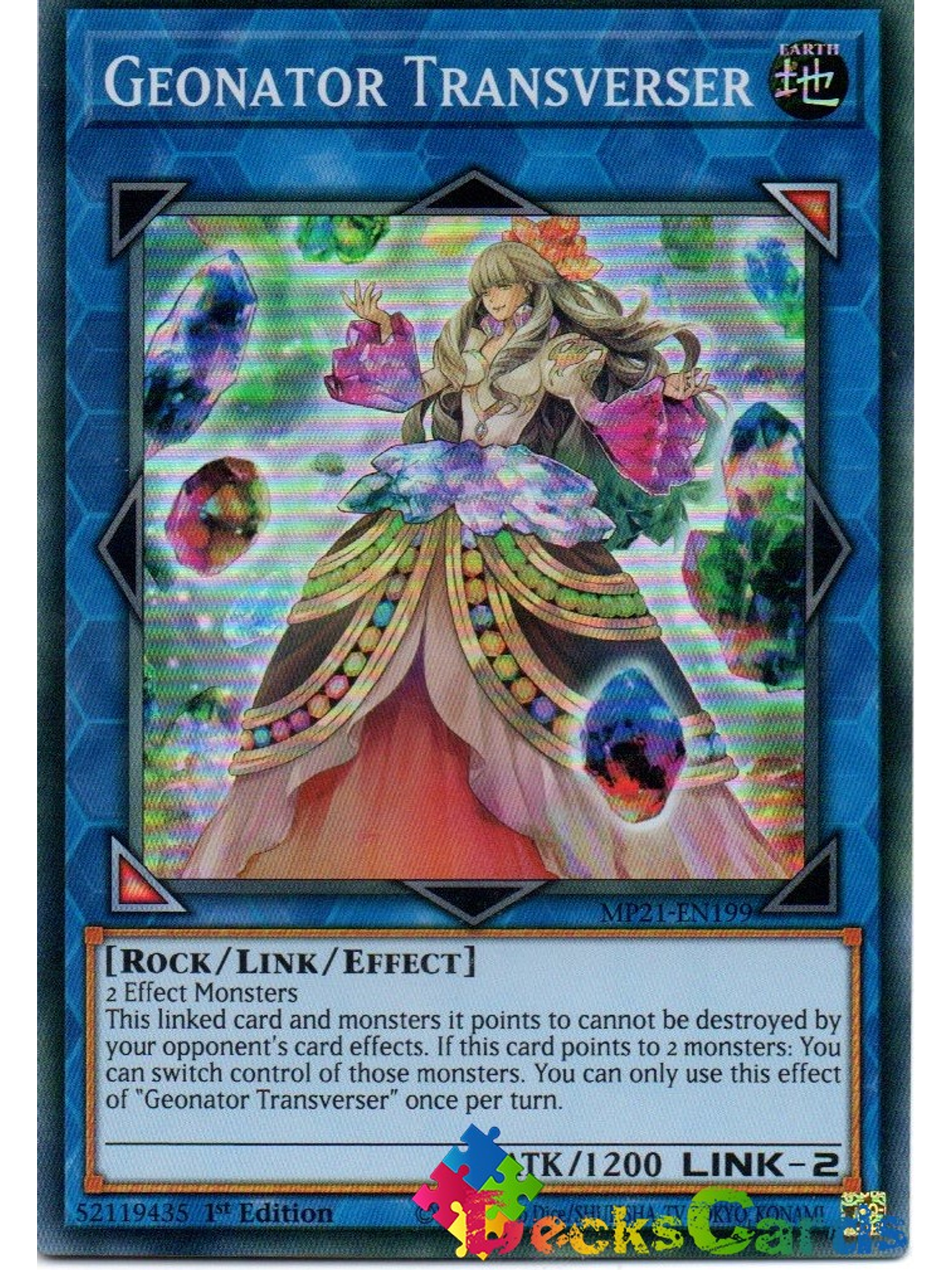 Geonator Transverser - MP21-EN199 - Super Rare 1st Edition 1