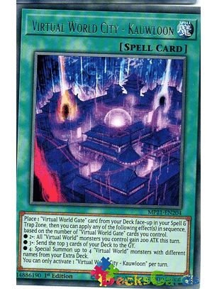 Virtual World City - Kauwloon - MP21-EN204 - Rare 1st Edition