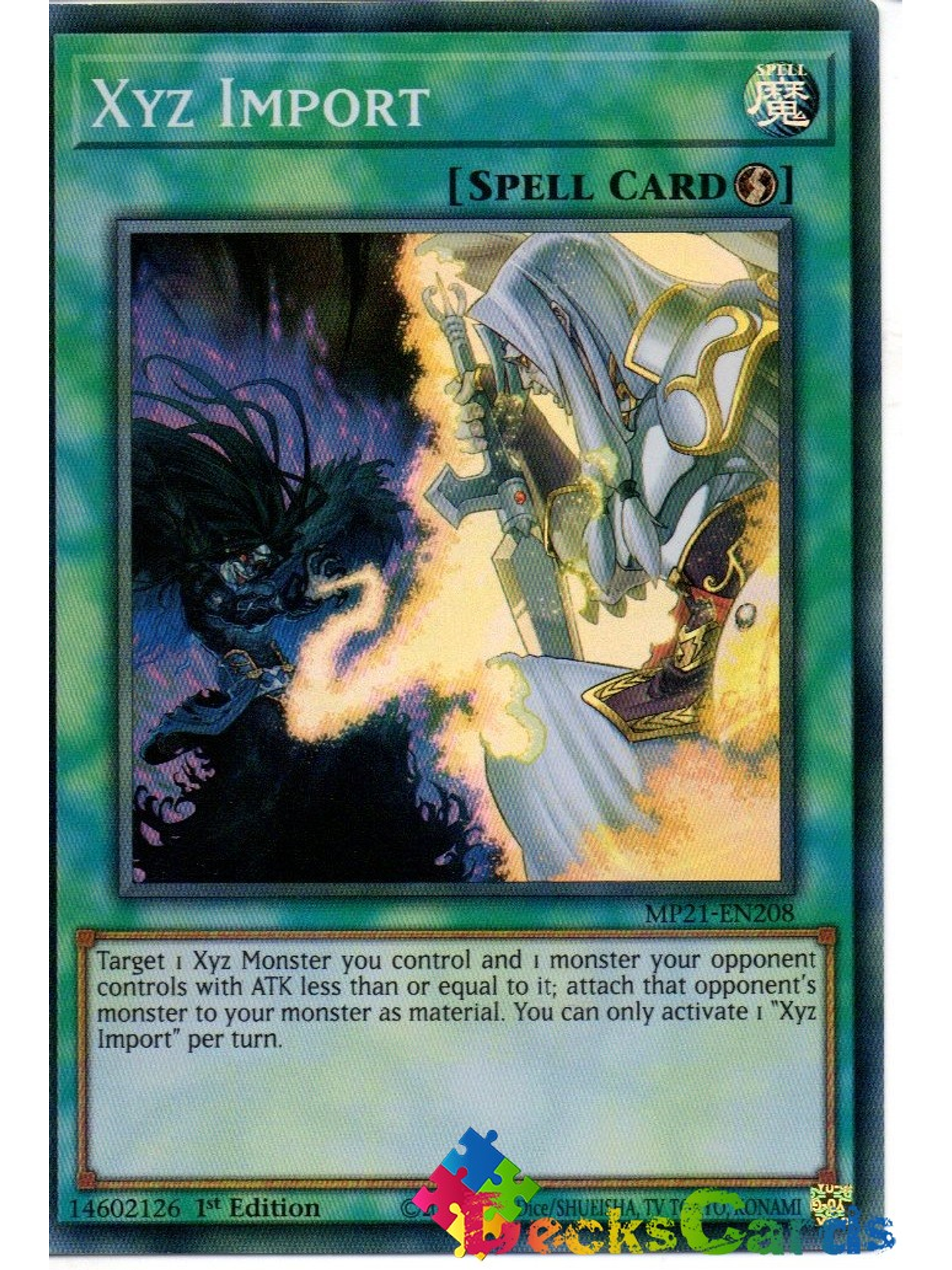 Xyz Import - MP21-EN208 - Super Rare 1st Edition 1