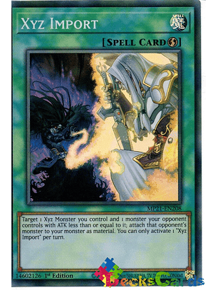 Xyz Import - MP21-EN208 - Super Rare 1st Edition