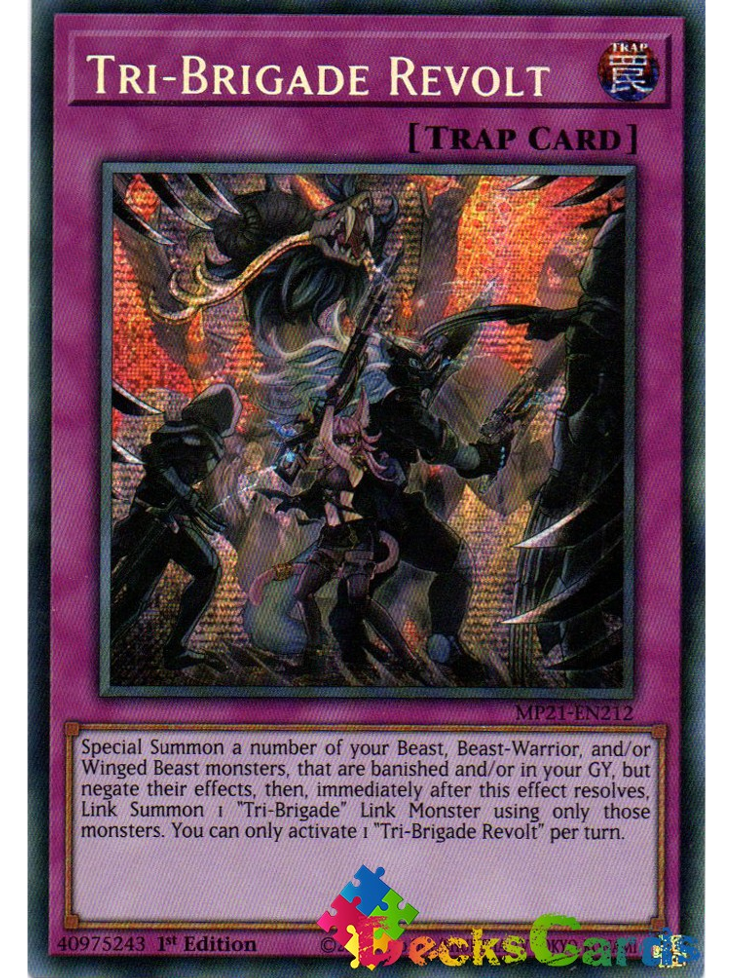 Tri-Brigade Revolt - MP21-EN212 - Prismatic Secret Rare 1st Edition 1