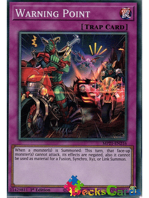 Warning Point - MP21-EN216 - Super Rare 1st Edition