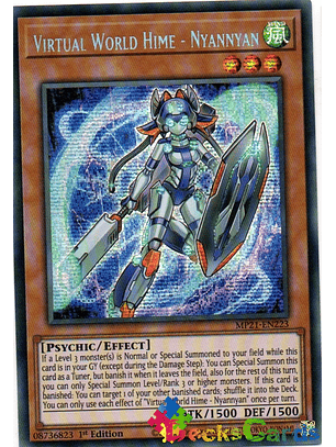 Virtual World Hime - Nyannyan - MP21-EN223 - Prismatic Secret Rare 1st Edition