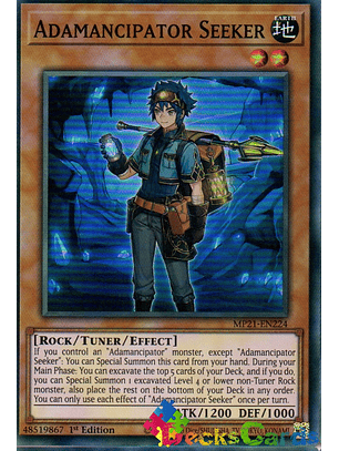 Adamancipator Seeker - MP21-EN224 - Super Rare 1st Edition
