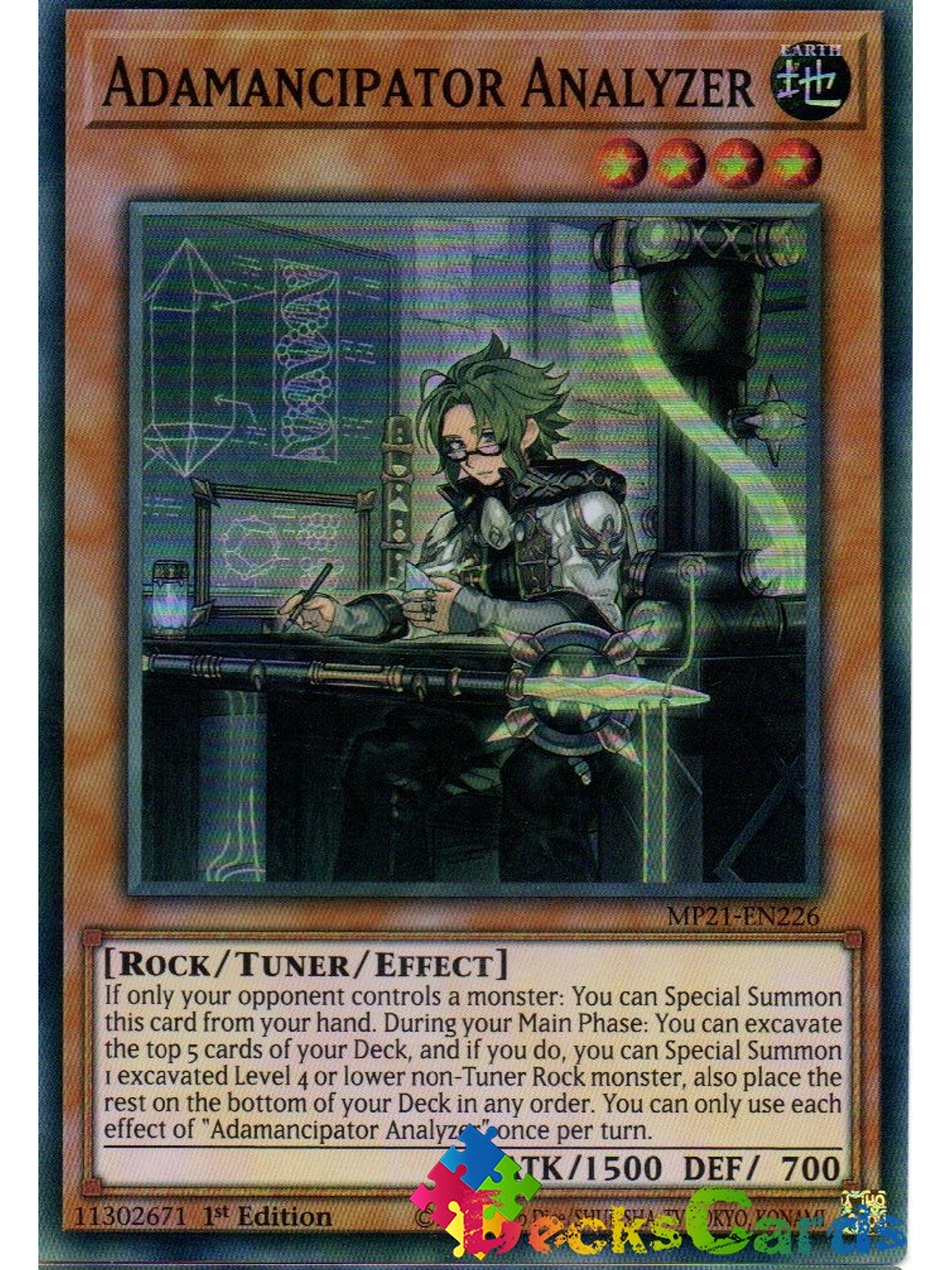 Adamancipator Analyzer - MP21-EN226 - Super Rare 1st Edition 1