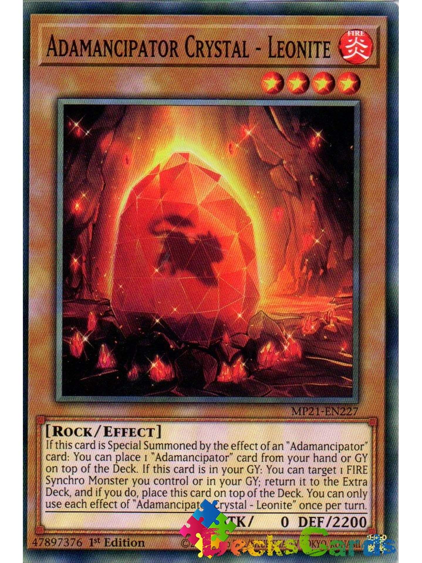 Adamancipator Crystal - Leonite - MP21-EN227 - Common 1st Edition 1