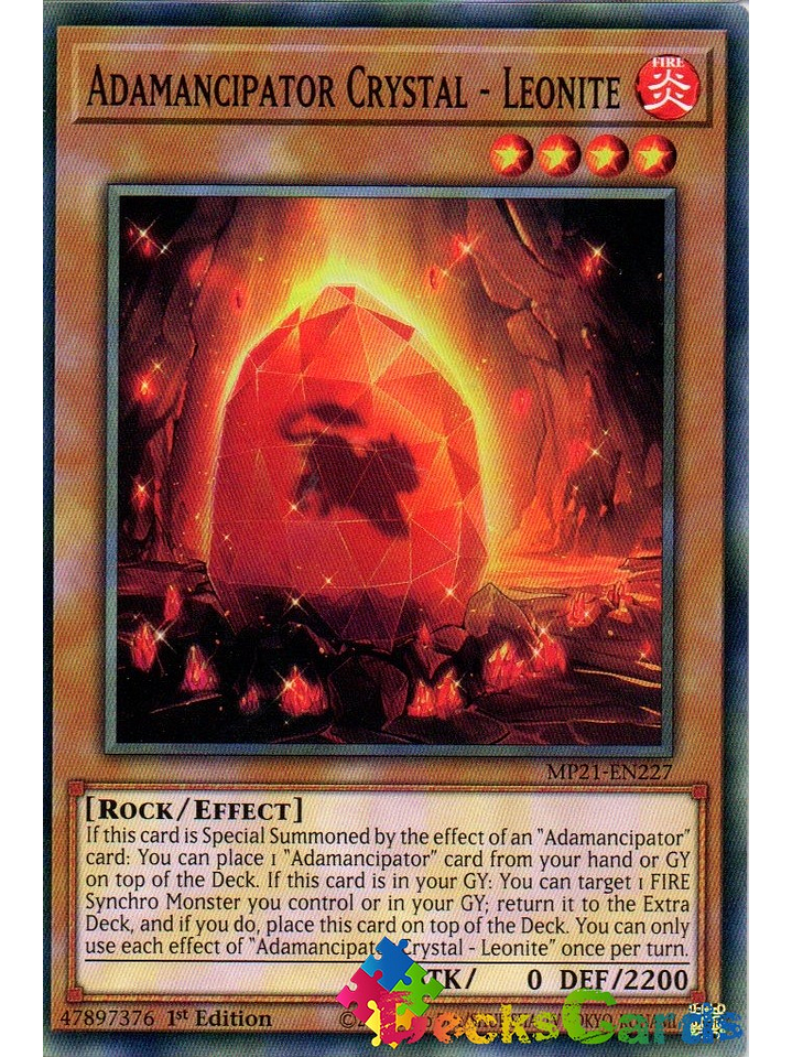 Adamancipator Crystal - Leonite - MP21-EN227 - Common 1st Edition 1