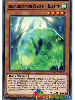 Adamancipator Crystal - Raptite - MP21-EN228 - Common 1st Edition
