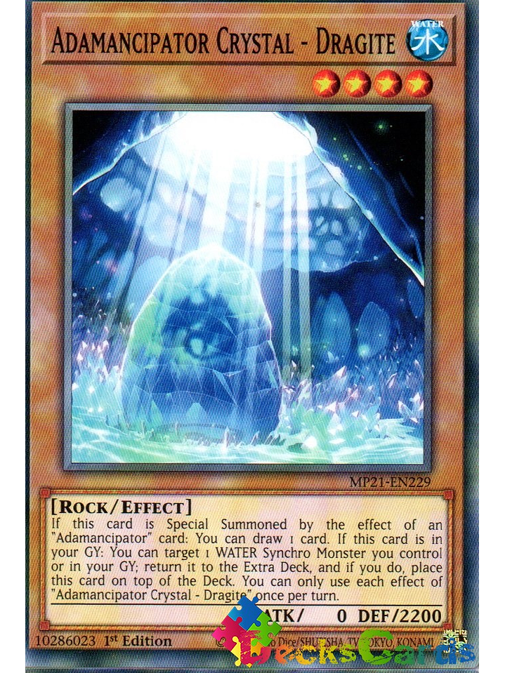 Adamancipator Crystal - Dragite - MP21-EN229 - Common 1st Edition 1