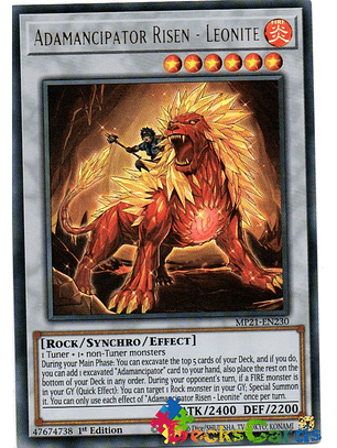 Adamancipator Risen - Leonite - MP21-EN230 - Ultra Rare 1st Edition