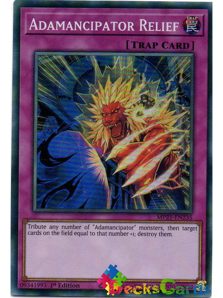 Adamancipator Relief - MP21-EN235 - Super Rare 1st Edition 1