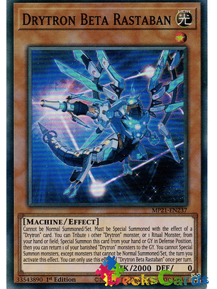 Drytron Beta Rastaban - MP21-EN237 - Super Rare 1st Edition