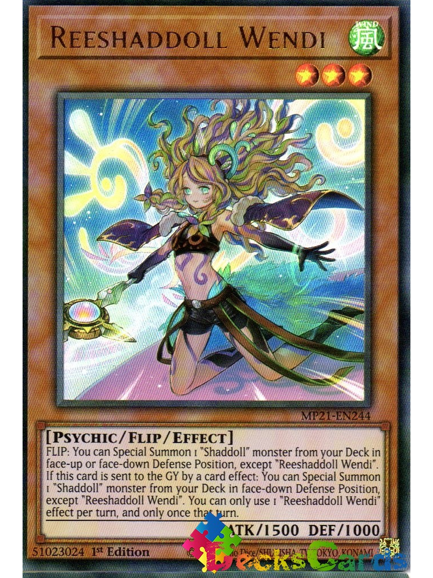 Reeshaddoll Wendi - MP21-EN244 - Ultra Rare 1st Edition 1