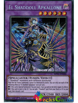 El Shaddoll Apkallone - MP21-EN246 - Prismatic Secret Rare 1st Edition