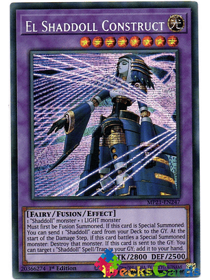 El Shaddoll Construct - MP21-EN247 - Prismatic Secret Rare 1st Edition