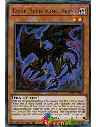 Dark Beckoning Beast - MP21-EN249 - Ultra Rare 1st Edition