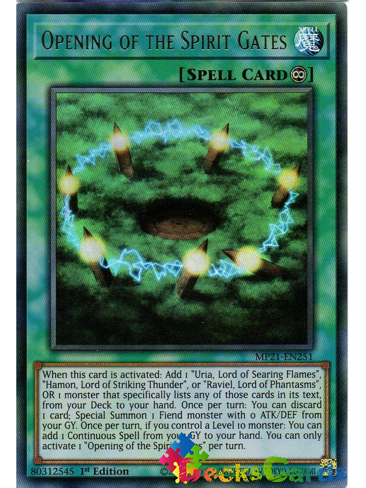 Opening of the Spirit Gates - MP21-EN251 - Ultra Rare 1st Edition 1