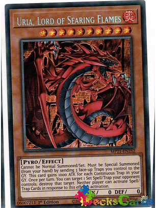 Uria, Lord of Searing Flames - MP21-EN252 - Prismatic Secret Rare 1st Edition