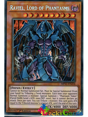 Raviel, Lord of Phantasms - MP21-EN254 - Prismatic Secret Rare 1st Edition