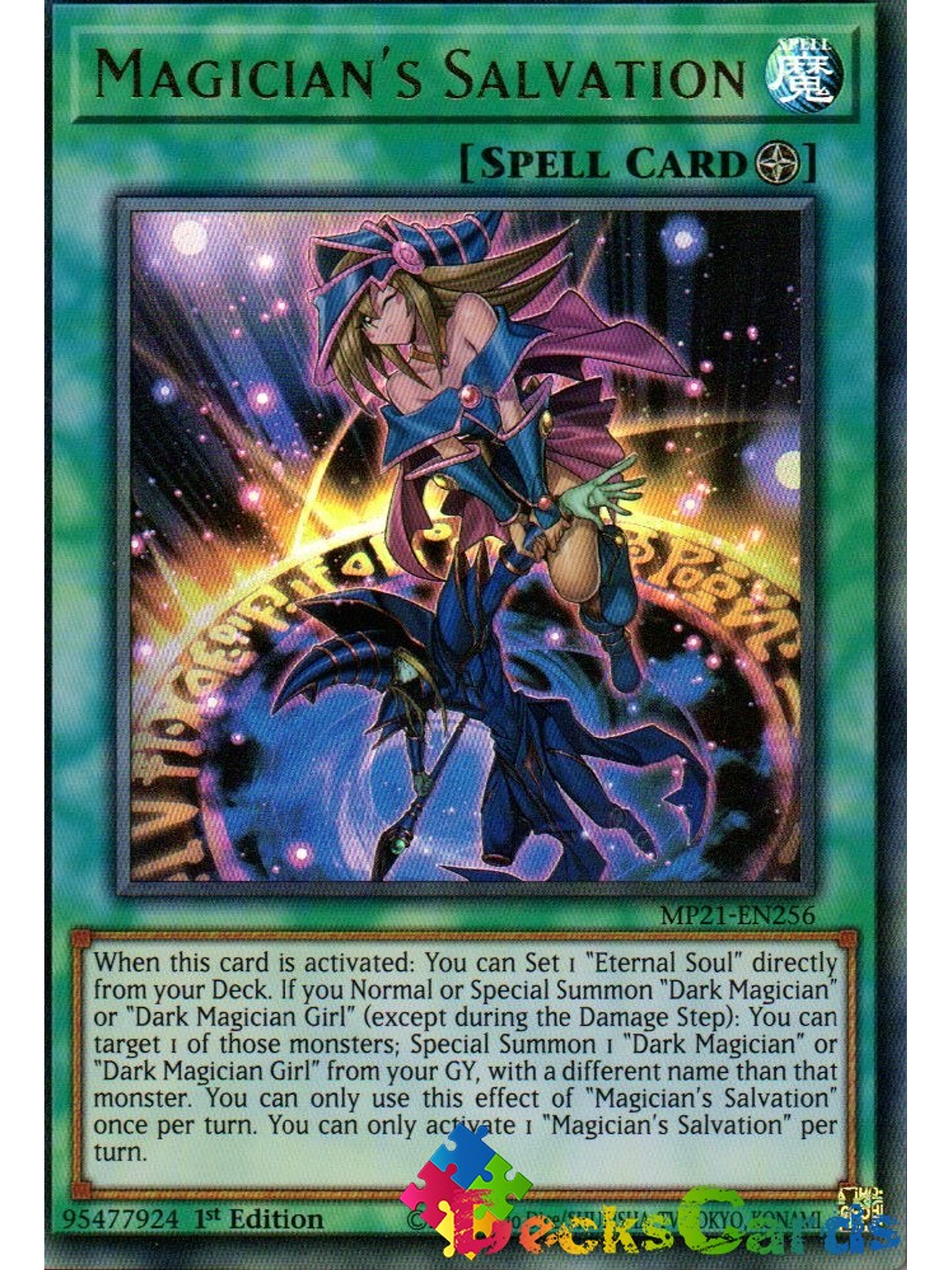 Magician's Salvation - MP21-EN256 - Ultra Rare 1st Edition 1