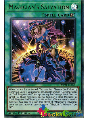 Magician's Salvation - MP21-EN256 - Ultra Rare 1st Edition