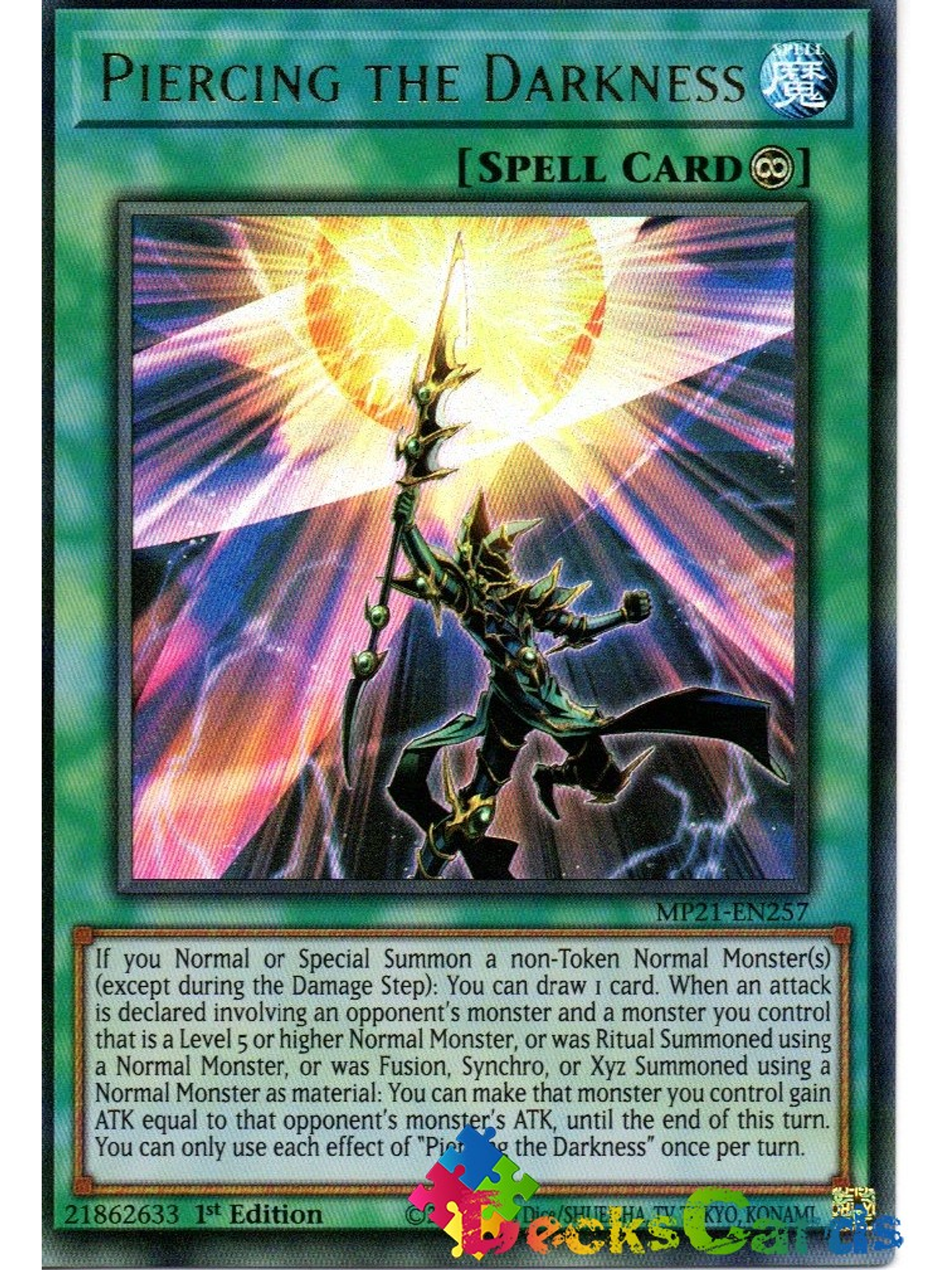 Piercing the Darkness - MP21-EN257 - Ultra Rare 1st Edition 1
