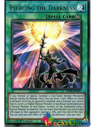 Piercing the Darkness - MP21-EN257 - Ultra Rare 1st Edition