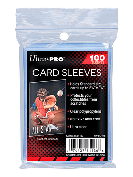 Protectores Económicos Regular Cards Ultra Pro (x100)
