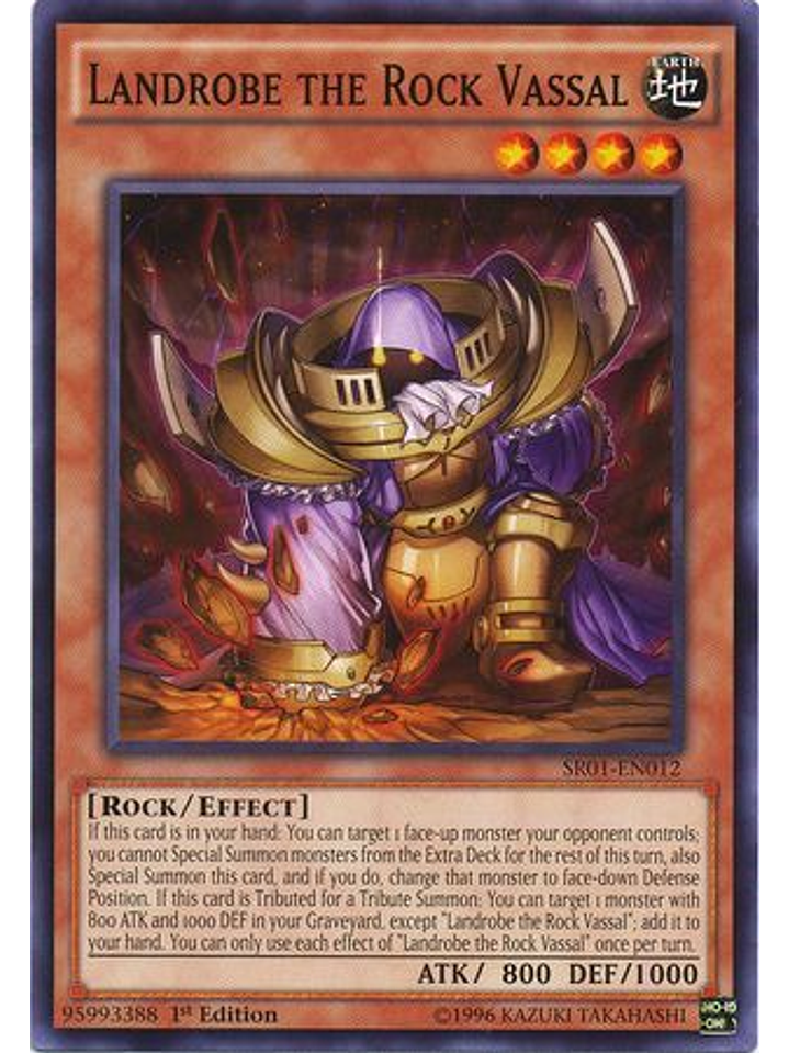 Landrobe the Rock Vassal - SR01-EN012 - Common 1st Edition 1