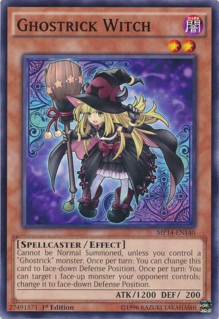 Ghostrick Witch - MP14-EN140 - Common 1st Edition
