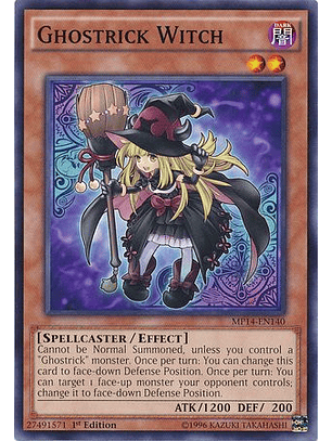 Ghostrick Witch - MP14-EN140 - Common 1st Edition
