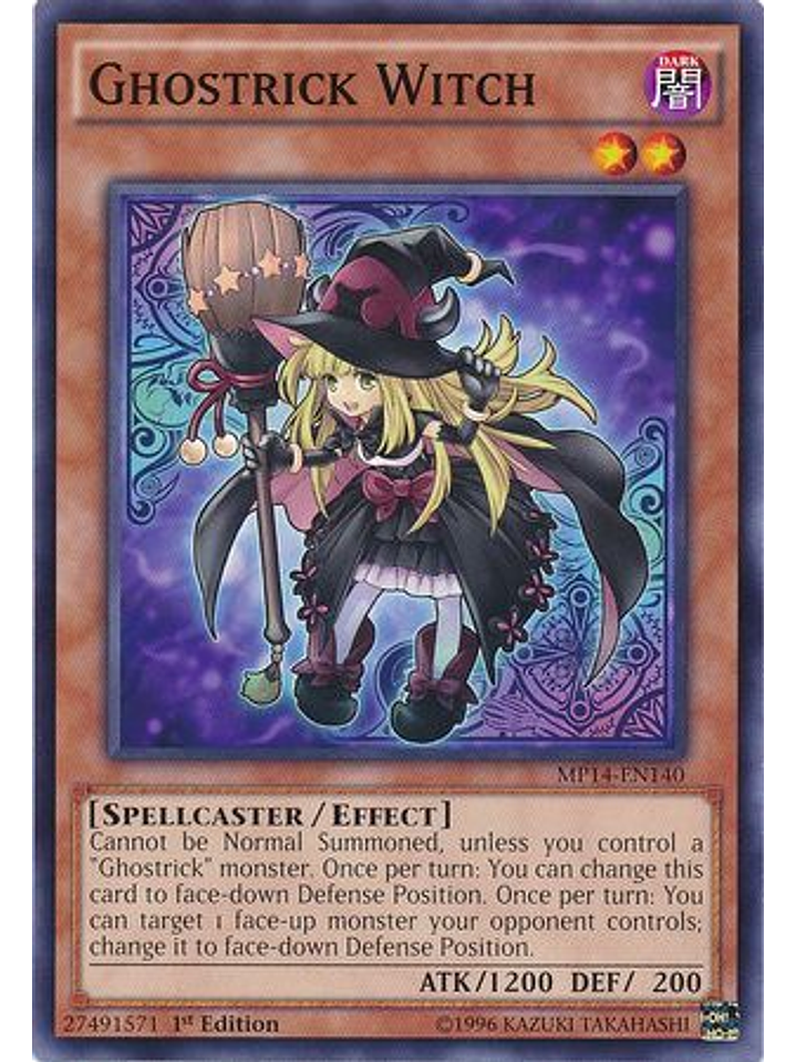 Ghostrick Witch - MP14-EN140 - Common 1st Edition 1