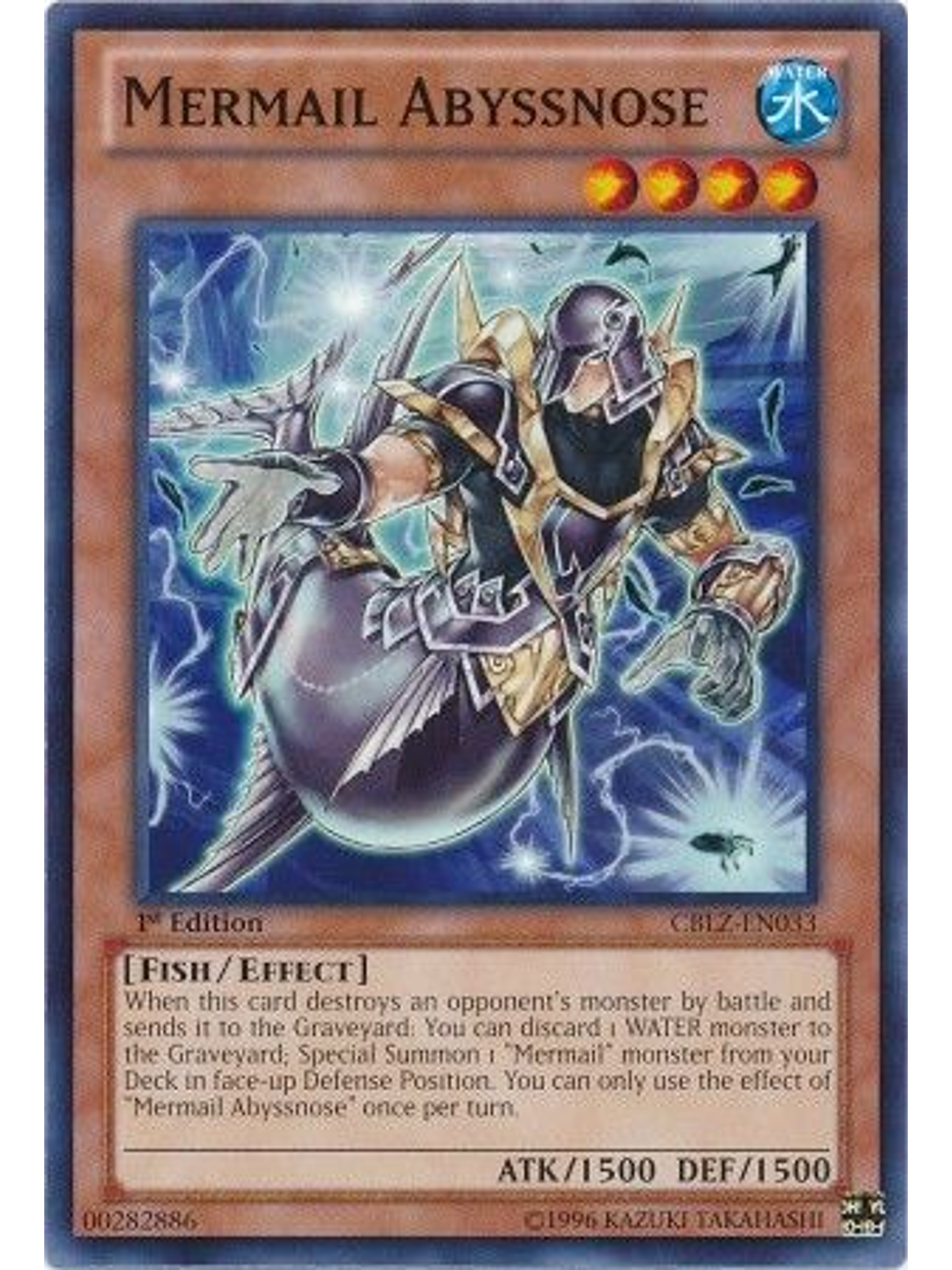 Mermail Abyssnose - CBLZ-EN033 - Common 1st Edition 1