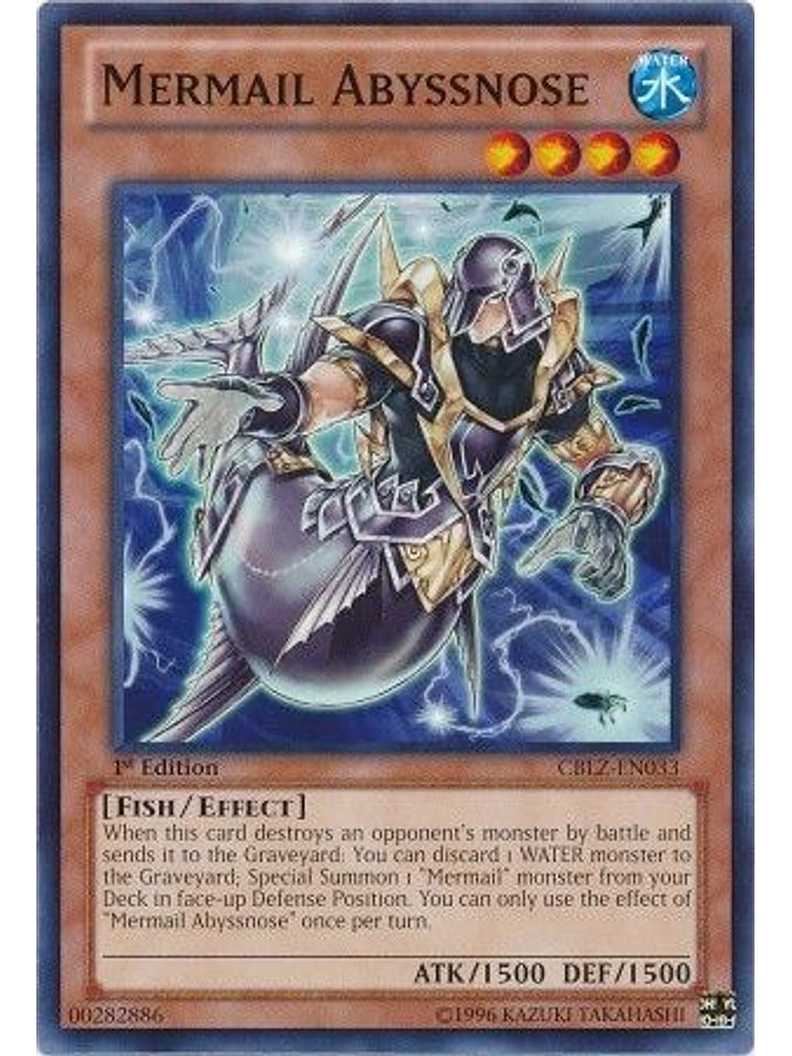 Mermail Abyssnose - CBLZ-EN033 - Common 1st Edition 1