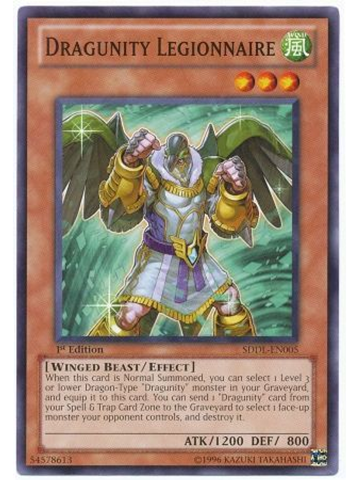 Dragunity Legionnaire - SDDL-EN005 - Common 1st Edition 1