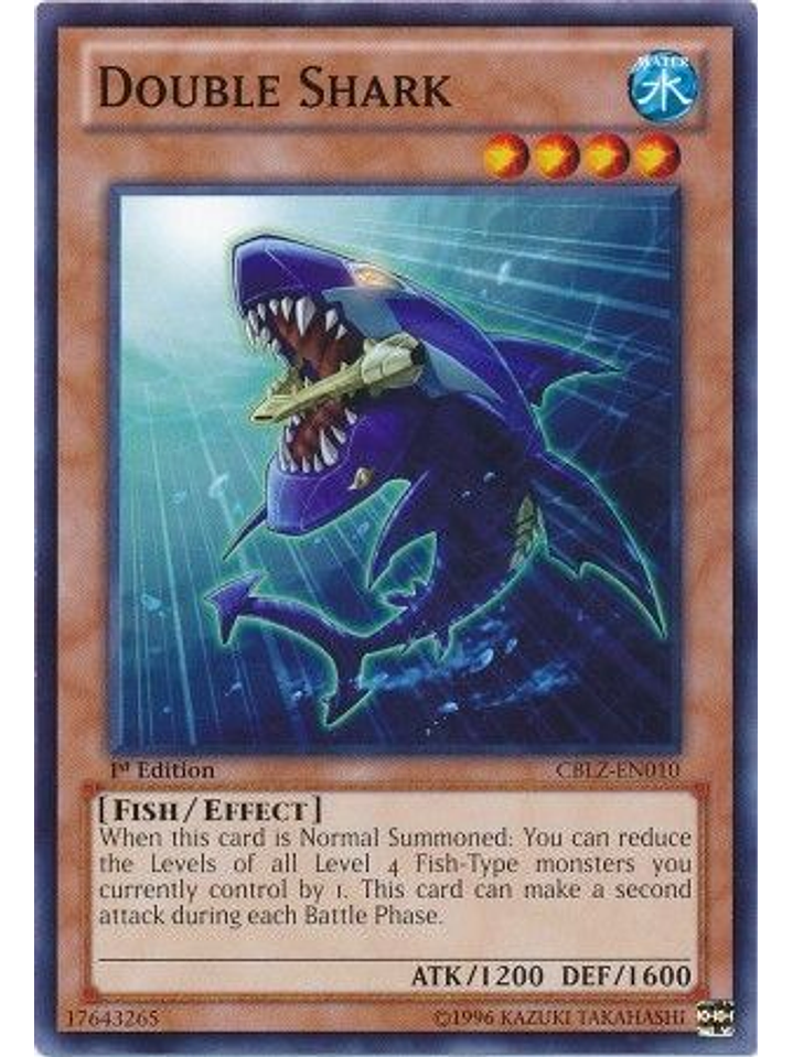 Double Shark - CBLZ-EN010 - Common 1st Edition 1