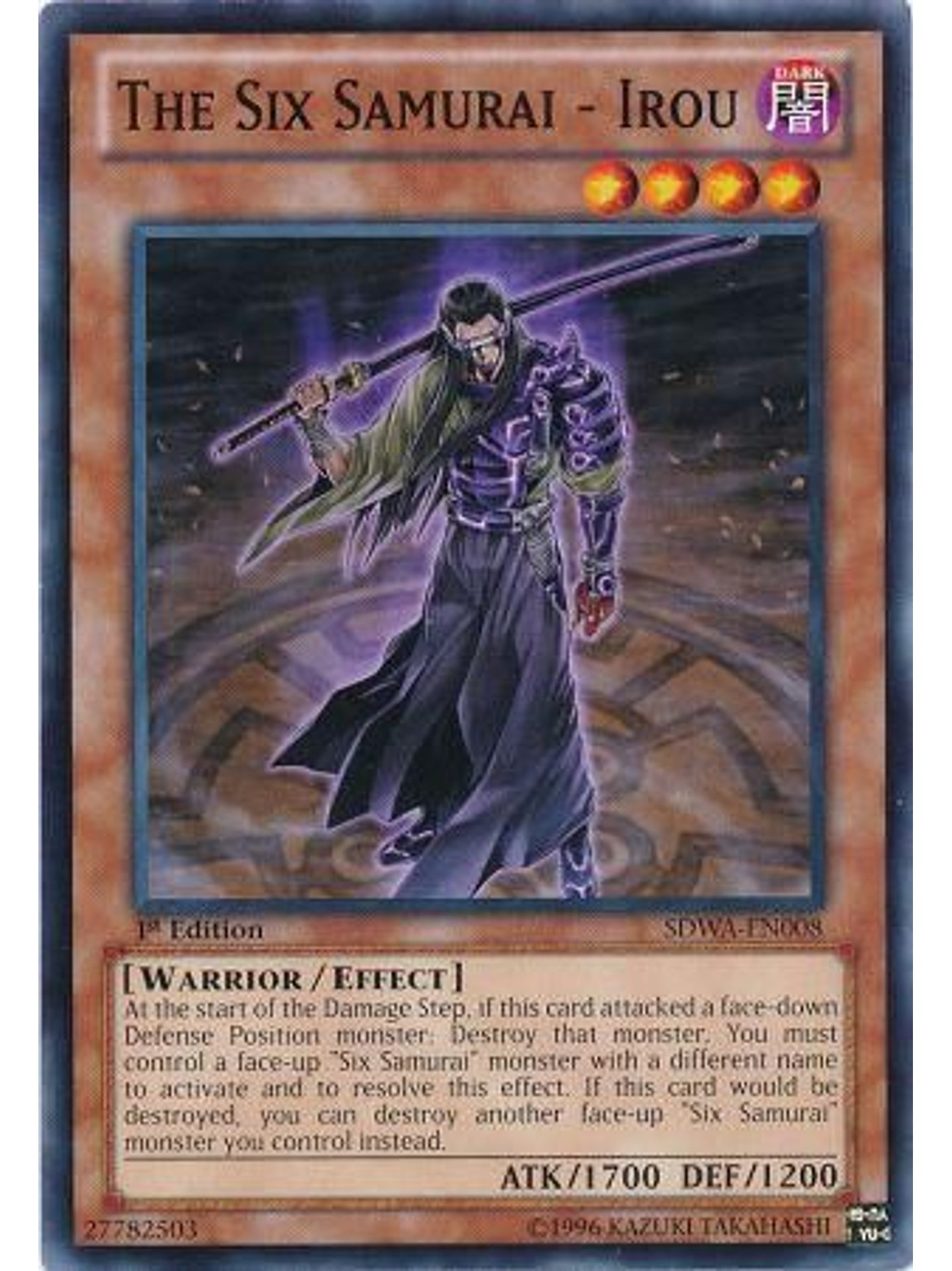 The Six Samurai - Irou - SDWA-EN008 - Common 1st Edition 1