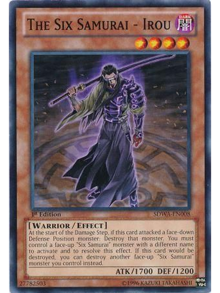 The Six Samurai - Irou - SDWA-EN008 - Common 1st Edition 1