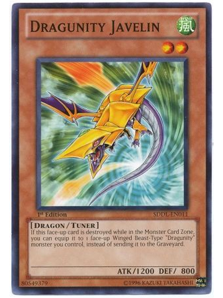 Dragunity Javelin - SDDL-EN011 - Common 1st Edition 1