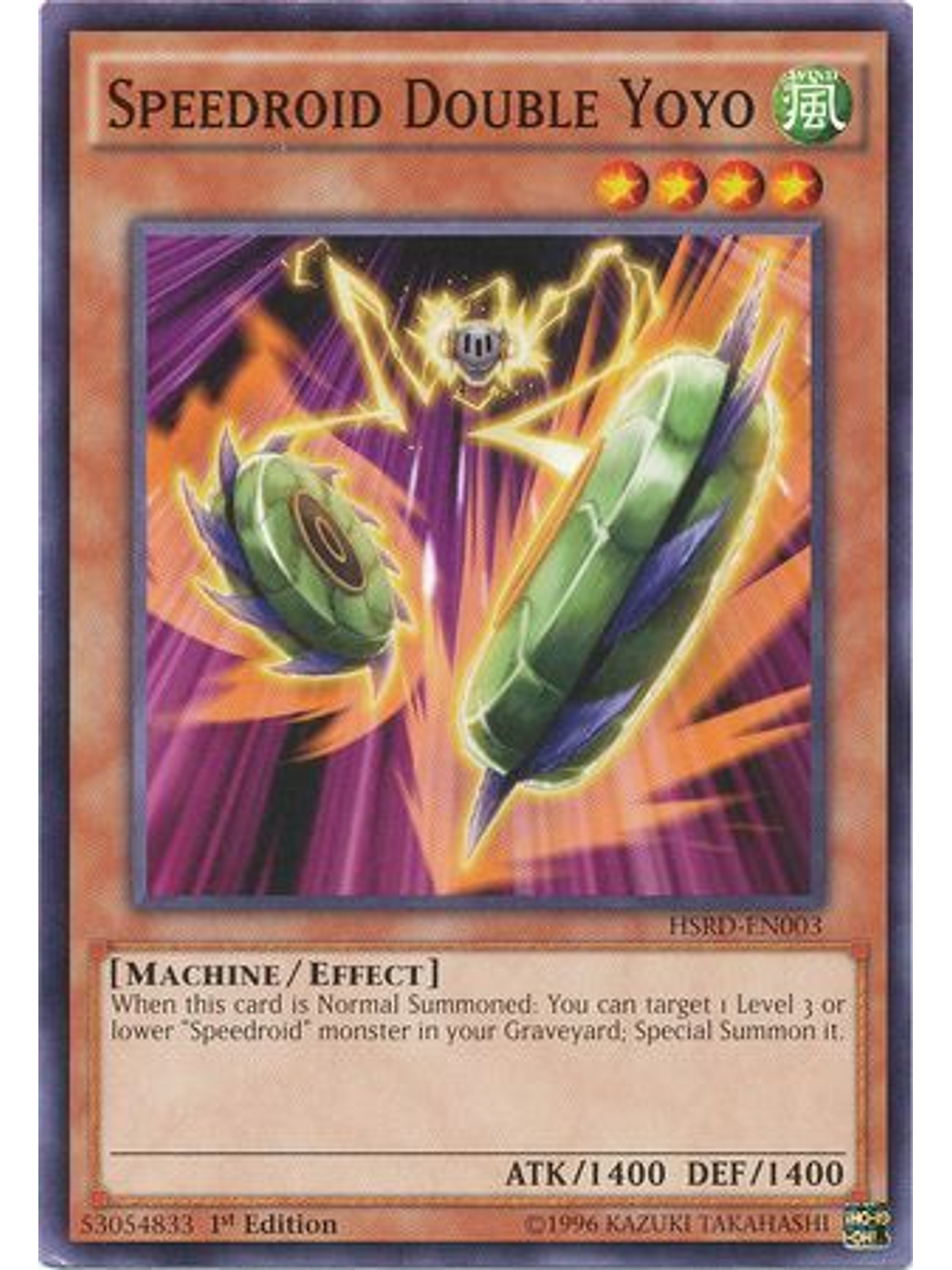 Speedroid Double Yoyo - HSRD-EN003 - Common 1st Edition 1